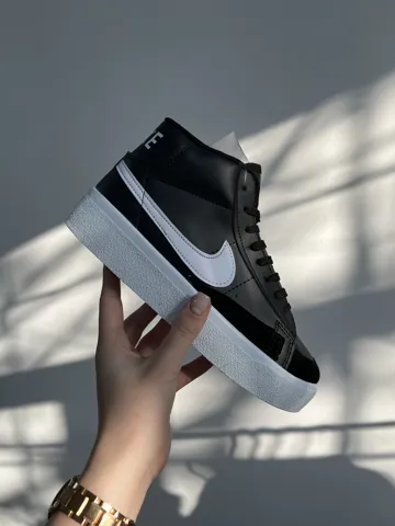 Nike Blazer High Platform Black/White