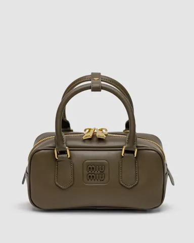 Miu Miu Arcadie Leather Bag Olive
