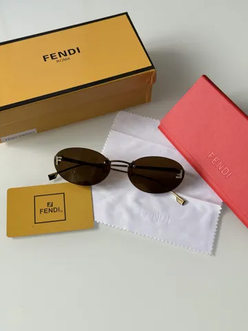 Fendi FE4075US 6LB/IC Brown/Gold 54/15/135