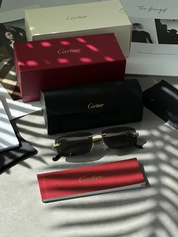 Cartier Panthère Black/Gold CT0430S 004 AD 58/15/140