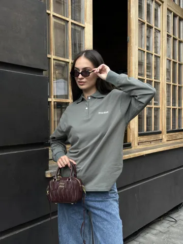 Miu Miu Cotton Piqué Polo Shirt Green