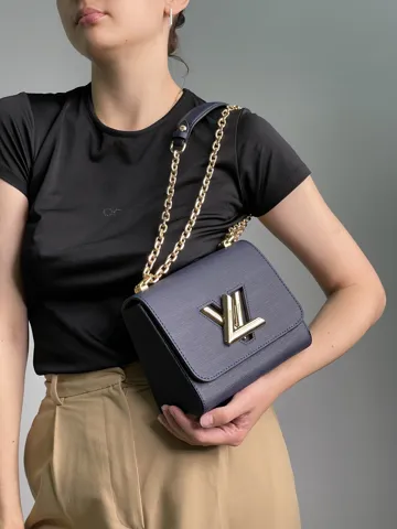 Louis Vuitton Medium Twist MM Epi Leather Blue